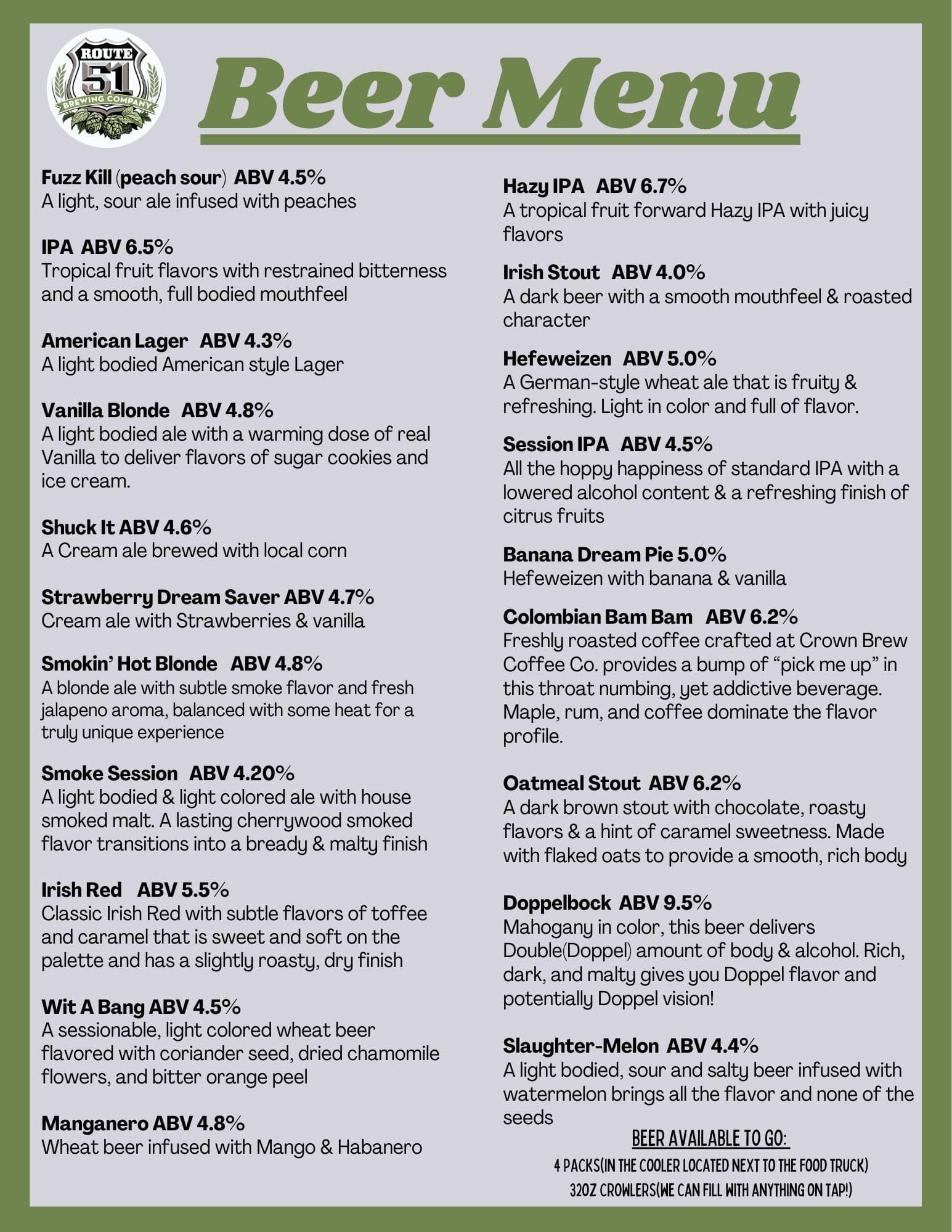 Route 51 Brewing Company and Banquet Center