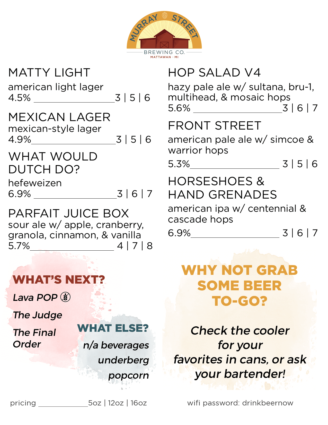 Murray Street Brewing Company