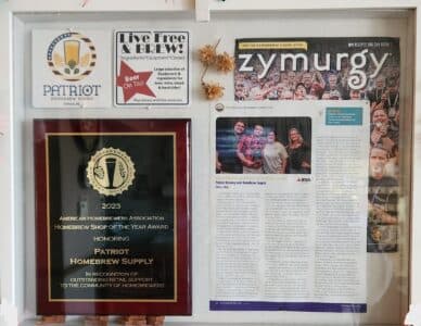 Patriot Brewery and Homebrew Supply